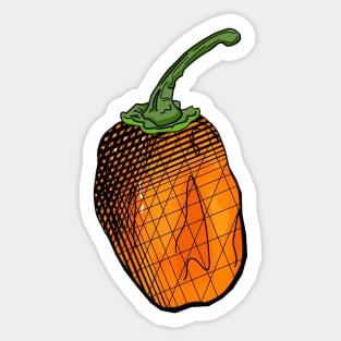 Habanero Chilli Pepper Sticker Spicy Hot Jalapeno Carolina Reaper Sticker